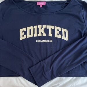 Edikted Cropped Long Sleeve